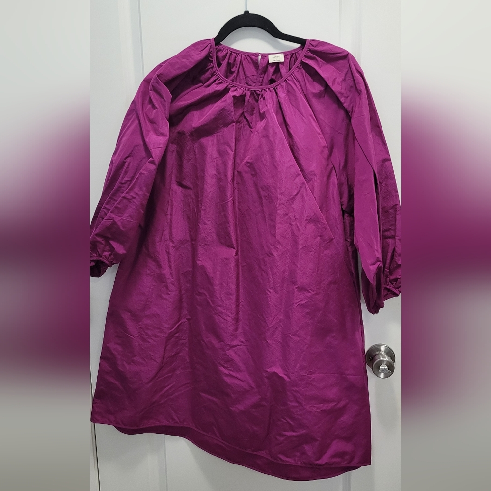 Wilfred Purple Long Sleeve Dress